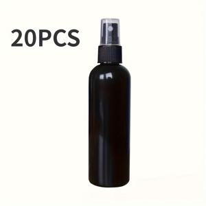 TEMU 20개 블랙 빈 스프레이 병, 100ml 플라스틱 미세 분사 스프레이 병, 소형 리필 가능 스프레이 용기, 향수 및 청소용 여행용 캡이 있는 휴대용 미스트 병