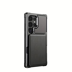 TEMU S25 울트라 모바일 폰 케이스에 적합, 카드 삽입 및 동전 홀더 가능, 창의적인 풀 패키지 방탄 갤럭시 S24 보호 커버 소프트 S23 버스 액세스 은행 카드 비즈니스