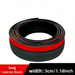 TEMU 1개 160cm/62.99인치 {자동차 트렁크 가장자리 밀봉 스트립}, 방음, 방진, 비방지, 낙엽 방지, 장식용 밀봉 접착제 스트립, 다양한 모델에 적합