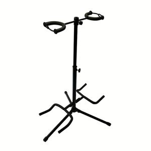 TEMU 고정된 높이의 휴대용 기타 스탠드 - 미끄럼 방지 발, 녹 방지 보호, 아코디언, 전기 기타, 베이스, 첼로, 반조, 우쿨렐레 등에 적합 - 내구성이 뛰어난 철제 디자인