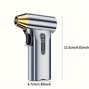 TEMU 고토크 터보 130,000 고속 터보차지 팬, USB/타입-C 충전식 리튬 배터리, 차량용 휴대용 미니 제트 블로워 무선 건조기 - 자동차, 컴퓨터 키보드 및 카메라 렌즈에 적합|키보드|차량용선풍기|악세사리