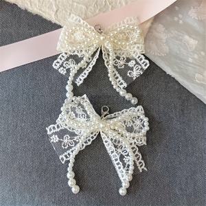 TEMU 2pcs 우아한 레이스 모조 진주 리본 신발 레이스 버클, 여성용 신발 장식용 세련된 레진 장식 클립