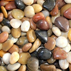 TEMU 500g 천연석 자갈 - 정원, 수족관, 분재 및 산책로용 다색 조경 그라벨 - 지속적인 토양 커버와 매끄러운 가장자리, 어항 장식 | 광택 마감 | 둥근 돌, 조경용 바위