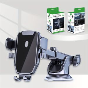 TEMU 360도 회전 가능한 블랙 흡착 컵 자동차 폰 홀더, 확장형 암 및 원클릭 릴리스 기능 - GPS 장치, 스마트폰 및 태블릿 호환용, 자동 내비게이션용