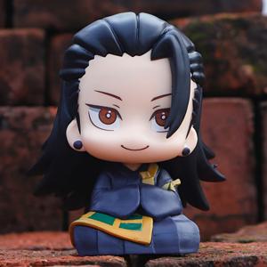 TEMU 1개 조절 가능한 헤드 10cm 애니메이션 치비 리더 피규어 - 블랙 & 그린 의상을 가진 수집용 PVC Q-버전 스태츄, 집 장식용, 크리스마스, 생일, 할로윈 선물, 매력적인 캐릭터 피규어 | 상세한 공예 기술, 애니메이션 피규어