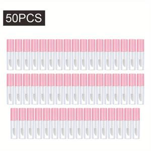 TEMU 50//200개 빈 립글로스 튜브 1.2ml 미니 립밤 병 리필 가능한 빈 립밤 병 투명 립스틱 용기 여성용 - 여행 액세서리|트래블보틀