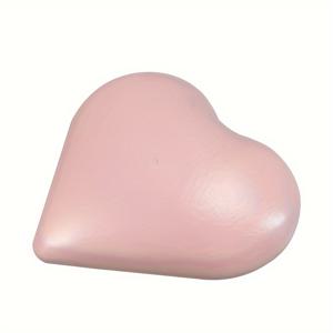 TEMU Heart-Shaped Manicure Hand Rest Cushion, Microfiber Leather, Sponge Filled, Non-Scented, Easy to Clean, Comfortable for Nail Technician Use, Suitable for Salon – Pack of 1