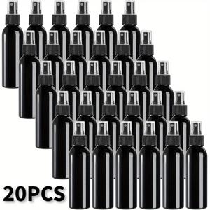 TEMU 20개 세트 무향 BPA 프리 플라스틱 스프레이 병 - 100ml 리필 가능한 미세 미스트 분사기, 휴대용 여행용 사이즈 퍼퓸 및 청소 액체용