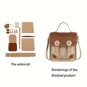 TEMU 1개 지갑 공예 키트, DIY 수제 토끼 반제품 스퀘어 백, 크리에이티브 핸드백 직조 재료 팩, 여자친구를 위한 크로스바디 토트 선물, 여성용 숄더백 만들기 용품 세트, 패셔너블 액세서리