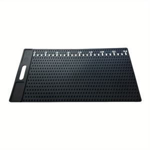TEMU 비끄러운 자석어 자르기 매트, 측정 마크가 있는 내구성 PVC 어린 청소 보드, 대형 필렛 매트, 카프 및 기타 어류, 야외 낚시 여행, 낚시 장비, 견고한 구조, 배터리 없음
