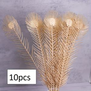 TEMU 5/10 시뮬레이션 골든 웨이브 공작 깃털, 인공 유칼립투스 줄기 겨울 장식 DIY 꽃 웨딩 부케, 가정 사무실 장식 미적 실내 장식, 새해 전야제 및 봄 축제 휴일 가정 장식