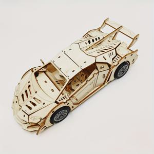 TEMU SINTCHTOIS 3D 목재 DIY 레이싱카 모델 키트 - 교육용 기계 퍼즐, 자신의 스포츠 카를 조립, 성인, 크리스마스, 할로윈, 추수감사절, 자동차 조립 장난감을 위한 이상적인 선물