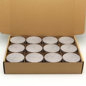 TEMU 12개입 8온스 대형 빈티지 금속 캔들 항아리 뚜껑 포함 - DIY 수제 캔들 만들기, 사탕 및 소품 보관에 이상적 - 튼튼하고 러스틱하며 다용도 용기