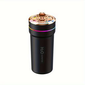 TEMU 2025년 새로운 USB 전원 공기 가습기, 에센셜 오일 아로마테라피 디퓨저 추가, 이중 컬러 별빛 투영 대기 조명, 지능형 자동차 시작/정지, 가정 사무실 및 자동차 가습에 적합 (에센셜 오일 미포함).