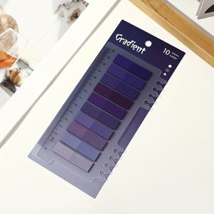 TEMU 200가지 색상의 PET 스티커 노트, 쓰기 가능, 재배치 가능한 투명 북마크, 자체 접착식 페이지 라벨, 바인더 및 색인에 적합
