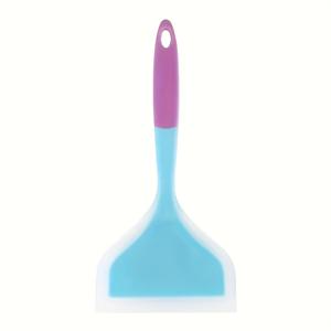 TEMU 다기능 실리콘 스패출러, 내열성 논스틱 팬 및 프라이팬 요리 도구, 피자와 바비큐 스테이크용 와이드 마우스 디자인, 팬케이크 뒤집기에 적합한 튼튼한 주방 용품, 배터리가 필요 없는 가정용 및 야외 조리에 이상적