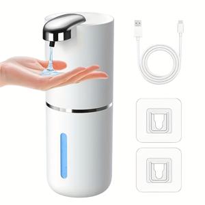 TEMU 1 자동 비접촉형 센서 폼 소파 디스펜서, USB 충전 기능이 있는 키리스 거품액 디스펜서 - 욕실 및 주방용, 부활절 !