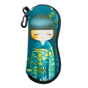 TEMU 1pc 부드럽고 내구성이 뛰어난 녹색 김노도 인형 패턴 안경 케이스 - 긁힘 및 먼지 방지, 소형 및 휴대용, 남성 및 여성에게 이상적인 액세서리, 다양한 활동 및 일상 활동에 적합, 남성 및 여성에게 다용도 액세서리, 액세서리 | 예술적인 액세서리 | 내구성이 뛰어난 안경 케이스, 안경 케이스