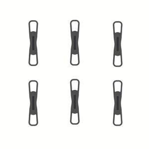 TEMU 컬러 그립 캡이 있는 자석 실리콘 펜 홀더 6개 세트 - 책상, 냉장고, 화이트보드 및 금속 표면용 분리형 연필 클립 - 스타일리시하고 기능적인 필기 도구 정리함