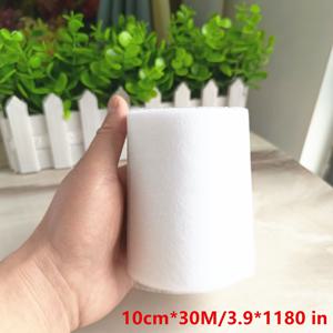 TEMU 1롤 방수 양면 다리미 접착 메쉬 테이프 - 폭 10/20/30cm x 길이 30m, 흰색, 의류 수선 및 공예 프로젝트용, 방수 원단