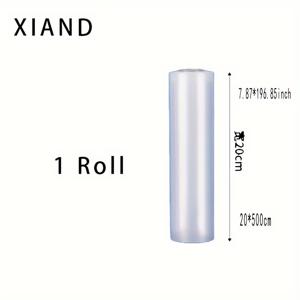 TEMU 1개 진공 봉지, 진공 보관 봉지, 재활용, 뜨거운 또는 차가운, 식품 등급 진공 봉지, 대용량 보관, 가정용 필수품