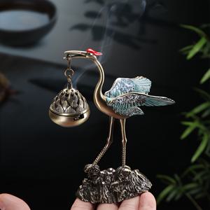 TEMU LASODY 우아한 금속 향로 - 무향, 홈 데코 및 선물용으로 완벽, 중국식 Hexiang Yunshan, 연기, LASODY, 크리스마스에 가장 적합, 추수감사절에 완벽