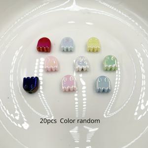 TEMU 20개 파스텔 어소티드 컬러의 기발한 아크릴 비즈 - 광택 마감, DIY 주얼리, 팔찌 및 비즈 펜에 이상적, DIY 주얼리 만들기|장난기 넘치는 비즈|무지개 빛 비즈, 주얼리 만들기용 비즈