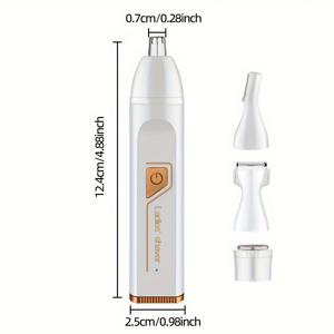 TEMU 4in 1 여성용 전기 제모기/여성용 다기능 전기 제모기 세트/여성용 비키니 트리머/USB 충전식/머리카락, 눈썹, 코, 얼굴, 다리용 제모기/휴대용, 부드러운, 여성 선물, 어머니날 선물