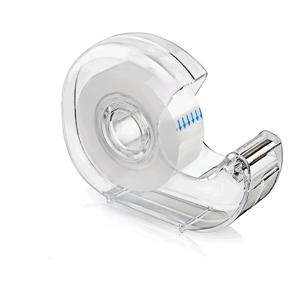 TEMU 2팩 투명 테이프 디스펜서 포함, 0.7인치 x 1000인치, 방수, 재사용 가능, 사무실, 공예, 선물 포장, 수리, 가정 및 학교용