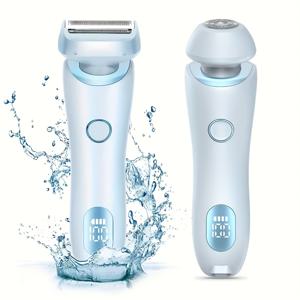 TEMU 여성용 전기 호일 면도기 1개, 스테인리스 스틸 블레이드, USB 충전식, 젖/건식 사용, 800mAh 배터리, 30-45분 작동 시간, 세척 가능한 면도기, 전신 제모용 - 겨드랑이, 다리, 얼굴, 비키니 라인
