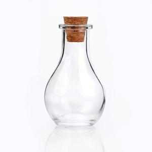 TEMU 비즈 용기용 유리병 30개 세트, 코르크 스토퍼 포함, 소원 병, 투명, 4.9x8.8cm, 병목: 지름 2.2cm, 구멍: 15mm, 용량: 55ml(1.85fl.oz), DIY 공예 재료
