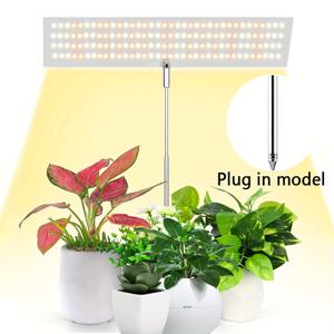TEMU LED 식물 조명, 높이 조절 가능, 자동 타이머 3H/9H/12H, 4단계 밝기, 가정용 책상 식물 조명에 적합, 수경식물 및 꽃 싹에 적합한 전 범위 식물 조명.