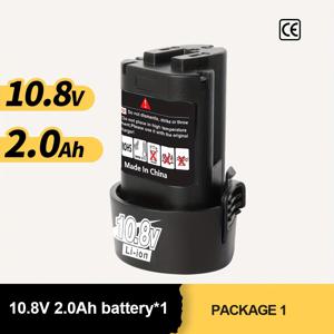 TEMU 1pc 2000mAh 전기 도구 리튬 배터리 BL1013 원본 10.8V 전기 도구 및 충전기용 5C Li-ion 전자 18650 배터리 세트, 과전하/과열 보호 기능, 조절 가능한 전압, 고강도, 즉각적인 12V 전압 제공