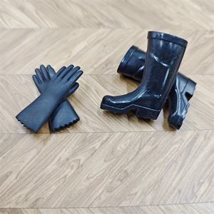 TEMU 플레이 주방 및 욕실 장면을 위한 컬러풀한 청소 장갑과 비雨 부츠 세트 - 도미노 하우스 미니어처 러버 장갑 및 부츠 세트, DIY 미니어처 집 장식, 취미가 있는 사람과 수집가에게 이상적인 선물, 플레이 세트 액세서리|생생한 러버 장갑|내구성이 뛰어난 러버 부츠, 미니어처 가구