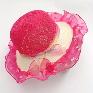 TEMU 1/2 허니 걸 여름 선 핏 - 파스텔 꽃 디자인, 경량 폴리에스터, 비텍스 물질, 야외 활동 및 일상 착용에 이상적, 야외 액세서리|재미있는 액세서리|내구성 있는 헤드기어