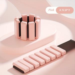 TEMU 1세트/2개 손목 중력 트레이너, 가족 야외 스포츠, 투명하고 제거 가능, 모든 계절에 사용 가능, 무게 있는 손목 및 발목 스트랩, 조절 가능한 디자인, 범용 적응, 실리콘 및 철 재료
