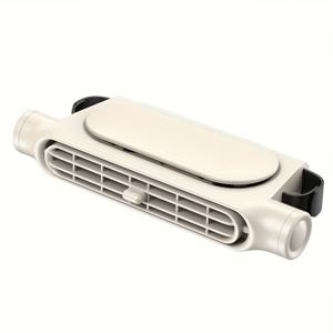 TEMU USB 전원 3단계 속도 무날개 차량용 시트 쿨링 팬 - 조절 가능한 공기 흐름, 얼음처럼 시원한 봉황 바람, 모든 차량에 맞는 휴대용 디자인, 쉬운 설치로 상쾌함 제공, 휴대용 냉각 팬, 차량 편의 액세서리|차량용선풍기