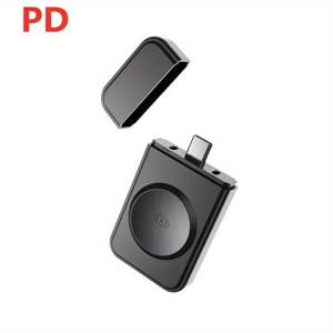 TEMU 삼성 갤럭시 워치용 VIKEFON USB-C PD 자석 고속 충전 어댑터 - 휴대용, 플러그 앤 플레이 스마트워치 충전기, 시리즈 8/7/6/5/S4/3/2/프로/클래식/액티브/1/2/Ultra용 인덕션 스탠드, USB 충전 액세서리