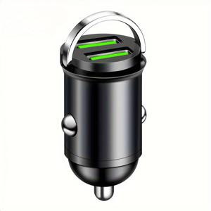 TEMU 듀얼 USB 자동차 충전기, 고출력 퀵 충전 어댑터, iPhone, Huawei, Xiaomi, Samsung와 호환되는 다중 프로토콜, 남성 및 여성 USB , 범용 고속 충전, ≤36V 작동 전압, 11개의 축제 생일 선물에 적합합니다.