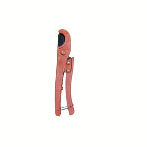 TEMU 휴대용 31mm(1.25인치) PEX/PVC/PPR 파이프 커터 - 인체공학적 오렌지색 손잡이가 있는 헤비듀티 수동 튜브 커팅 도구, 정밀 절삭 휠 및 안전 잠금 장치가 있는 배관 DIY 프로젝트용, 질감 그립 핸들, 내구성 있는 구조