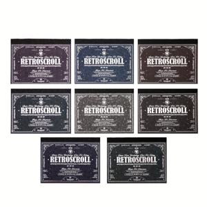 TEMU 8팩 (160장) 빈티지 플로럴 스크랩북 용지 - DIY 저널링, 카드 만들기, 플래너 액세서리용 노노접착 오리지널 텍스처 배경지, 꽃무늬 레트로 감성 디자인