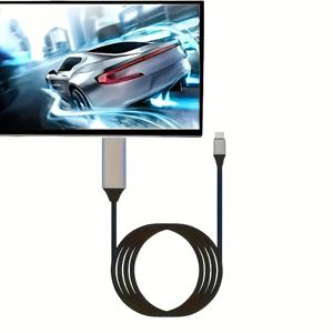 TEMU 세트에는 세 가지 색상 옵션을 가진 하나의 아이템이 포함되어 있습니다. Type C 3-In-1 HDTV 고화질 스크린 미러링 케이블, 노트북, 폰, 태블릿, 프로젝터를 위한 범용 어댑터 케이블, 4K 고화질을 지원합니다.