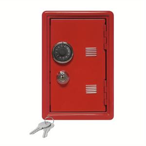 TEMU 1pc 보안 금속 동전 은행, 키와 조합 잠금이 있는 철 현금 보관함, 분리 가능한 서랍이 있는 작은 펭귄 은행, 돈, 동전, 여권, 노트북을 위한 다목적 추억, 학교로 돌아가기, 할로윈, 크리스마스, 새해 선물에 이상적