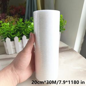 TEMU 1롤 방수 양면 다리미 접착 메쉬 테이프 - 폭 10/20/30cm x 길이 30m, 흰색, 의류 수선 및 공예 프로젝트용, 방수 원단
