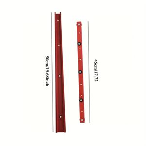 TEMU 2개 50cm 30타입 T-트랙 & 45cm 마이터 바 슬라이더 T-슬롯 커넥터 알루미늄 합금 목공 채널 레일 DIY 목공 도구