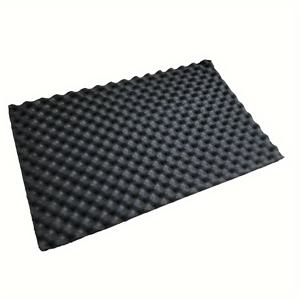 TEMU 자동차용 자체 접착 방음 매트 - 엔진 후드, 지붕 및 내부 보호를 위한 소음 감소 및 열 차단, 흡음 향상을 위한 블랙 질감 디자인