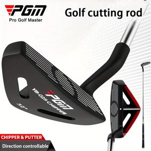 TEMU PGM TUG069 골프 퍼터, 오른손잡이, 블랙, 단조 헤드, 스테인리스 스틸, 러버 그립, R-레귤러, 거리 및 방향 제어, 안정적, 사용하기 쉬움, 남성 골프 클럽