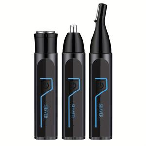 TEMU 남성용 전기 트리머, 다기능 코털 제거기, 네 가지 기능이 있는 여성용 털 제거기, USB 충전식, 측면 머리, 귀, 코털, 콧털, 눈썹에 적합, 휴일 선물로 이상적인 선택입니다.