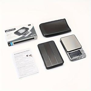 TEMU 고정밀 주얼리 저울 1000gX0.01g 디지털 LCD 카운트 전자 저울 스테인리스 포켓 키친 스케일 USB 충전