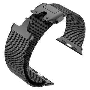 TEMU 1pc 스테인리스 스틸 밀라 그리드 링 시계, 애플 워치 울트라 2/Ultra 49mm, 시리즈 10 46mm, 9/8/7 45mm, SE2/SE/6/5/4 44mm에 적합합니다